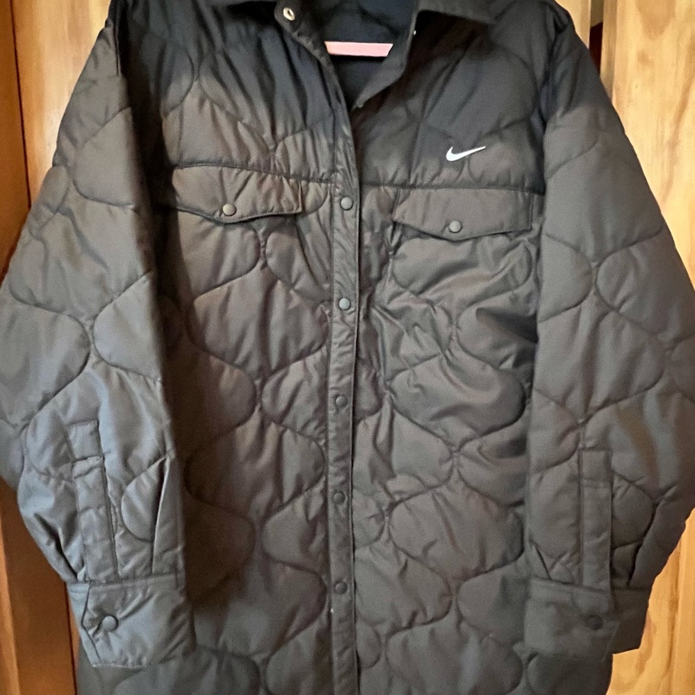 Nike Black Quilted Jacket